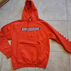 Breckenridge Men's Orange Hoodie